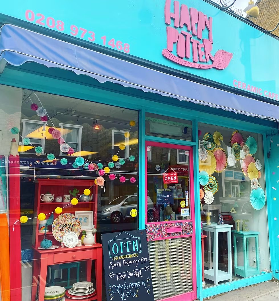 Happy Potter Ceramics, pottery painting café in Teddington